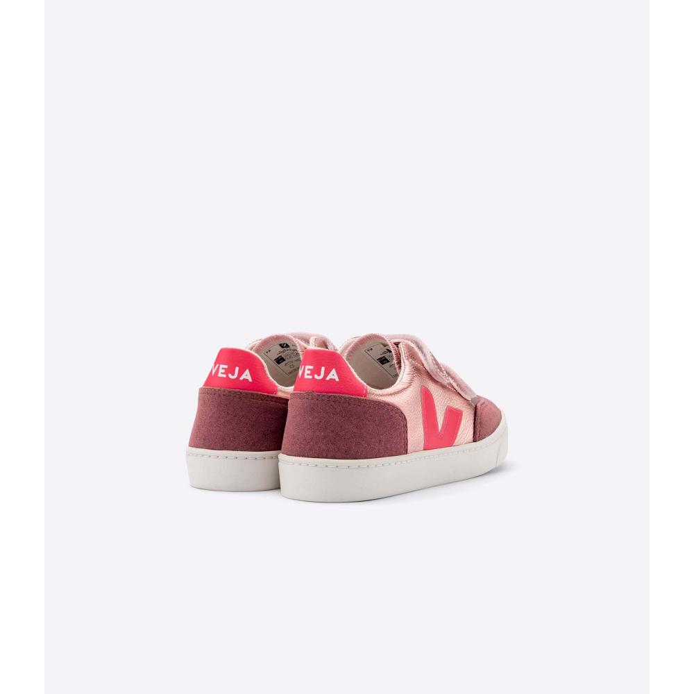 Veja V-12 CHROMEFREE Schoenen Kinderen Roze | NL 747ZUT